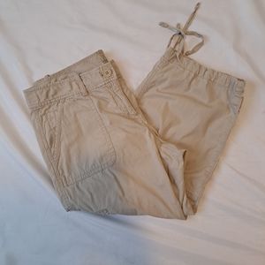 Loft Original Women's Khaki Cargo Pants Size 10